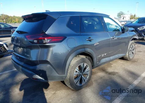 2021 Nissan Rogue Sv Intelligent Awd из США, поврежденный, VIN 5N1AT3BB0MC703531